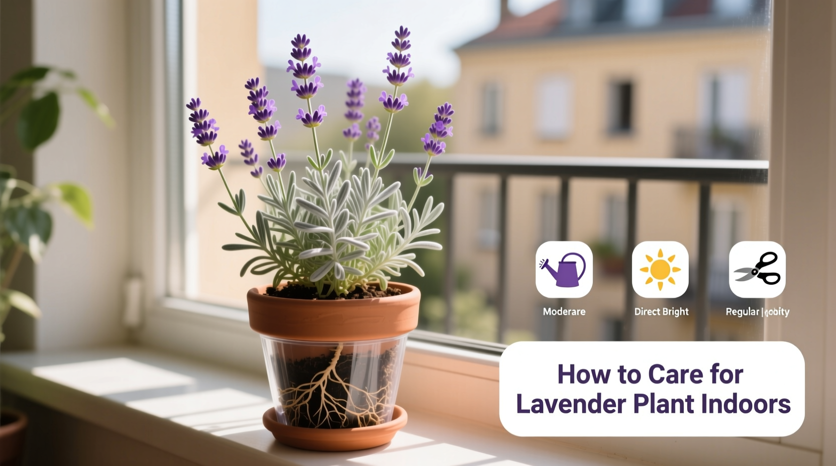 how to care for lavender plant indoors