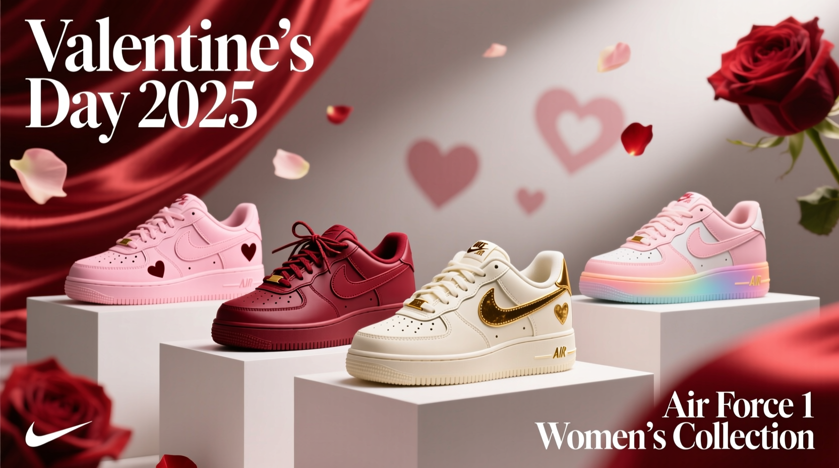 valentines day air force 1 womens