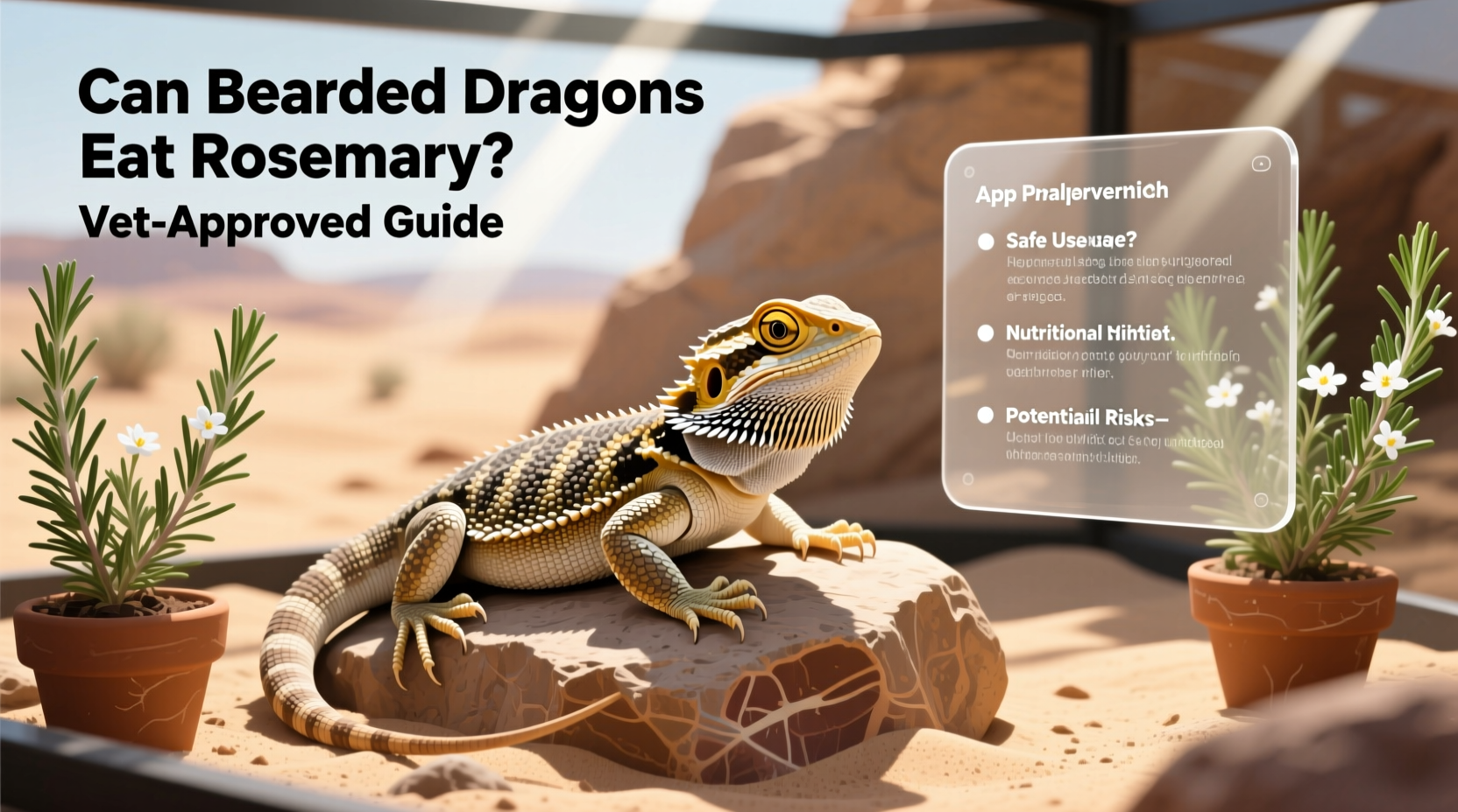 Can Bearded Dragons Eat Rosemary? Vet-Approved Guide