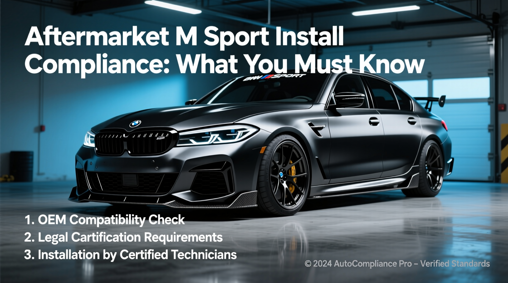 aftermarket m sport install compliance