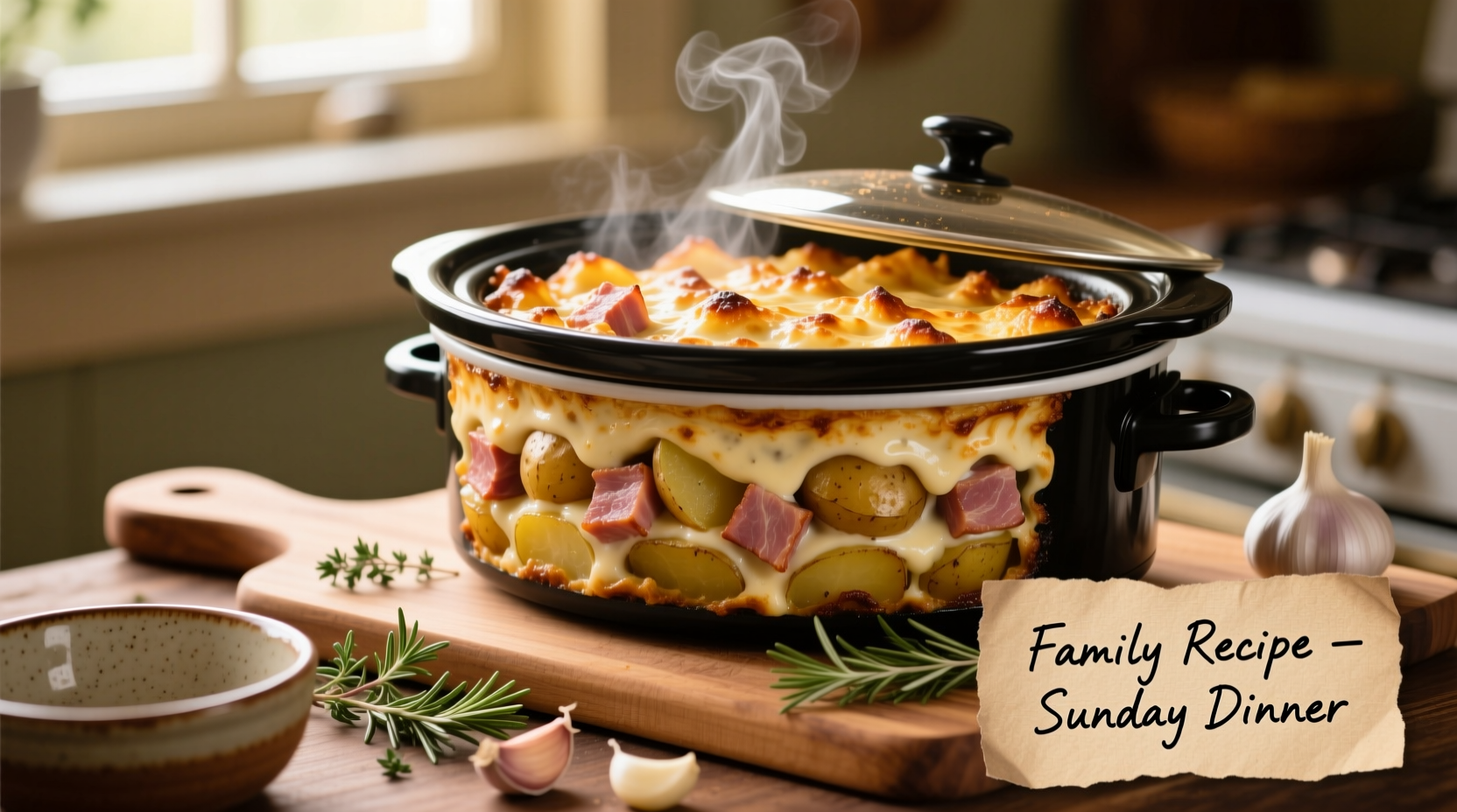 Perfect Potato Ham Casserole Crock Pot Recipe (Easy & Creamy)