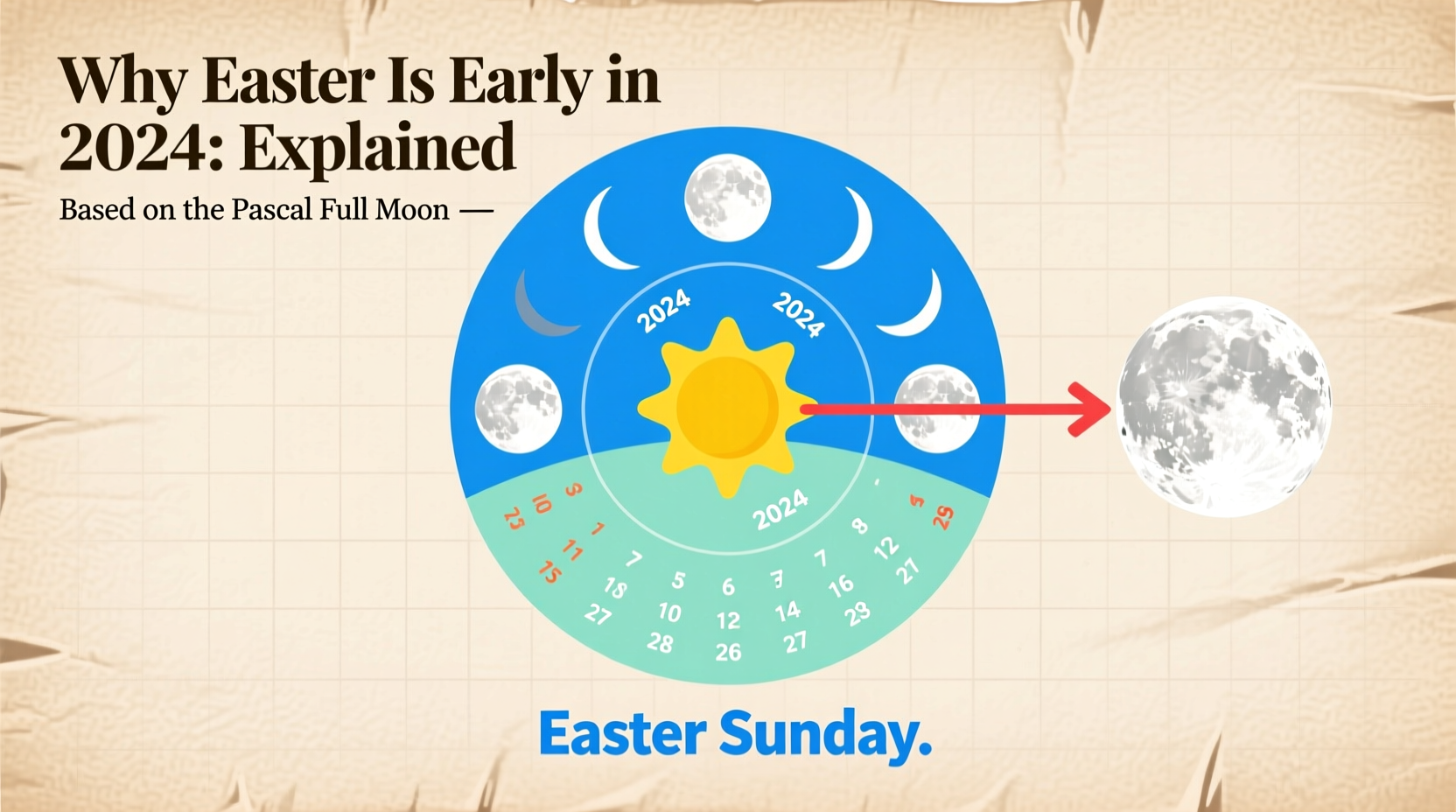 why is easter so early this year 2024