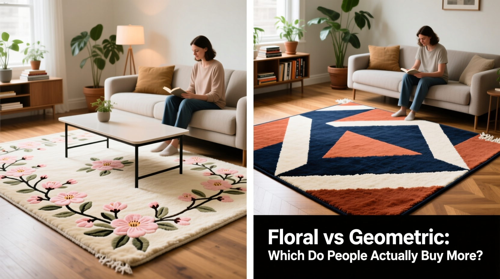 Solid Vs Patterned Rug Reddit Flower Rug Vs Geometric Rug Which One Are People Actually Buying More Of