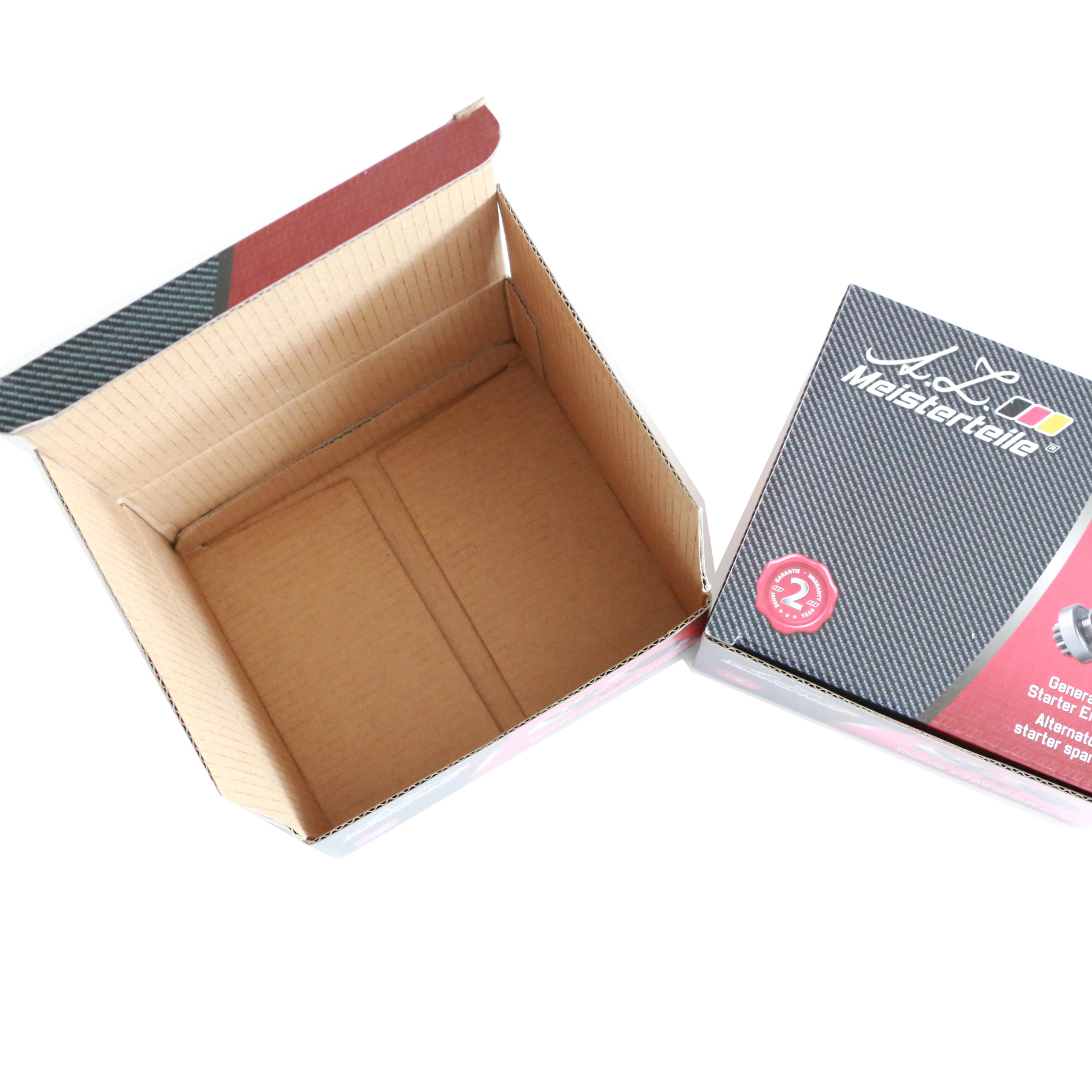 Factory direct sales custom snap lock bottom corrugated paper box