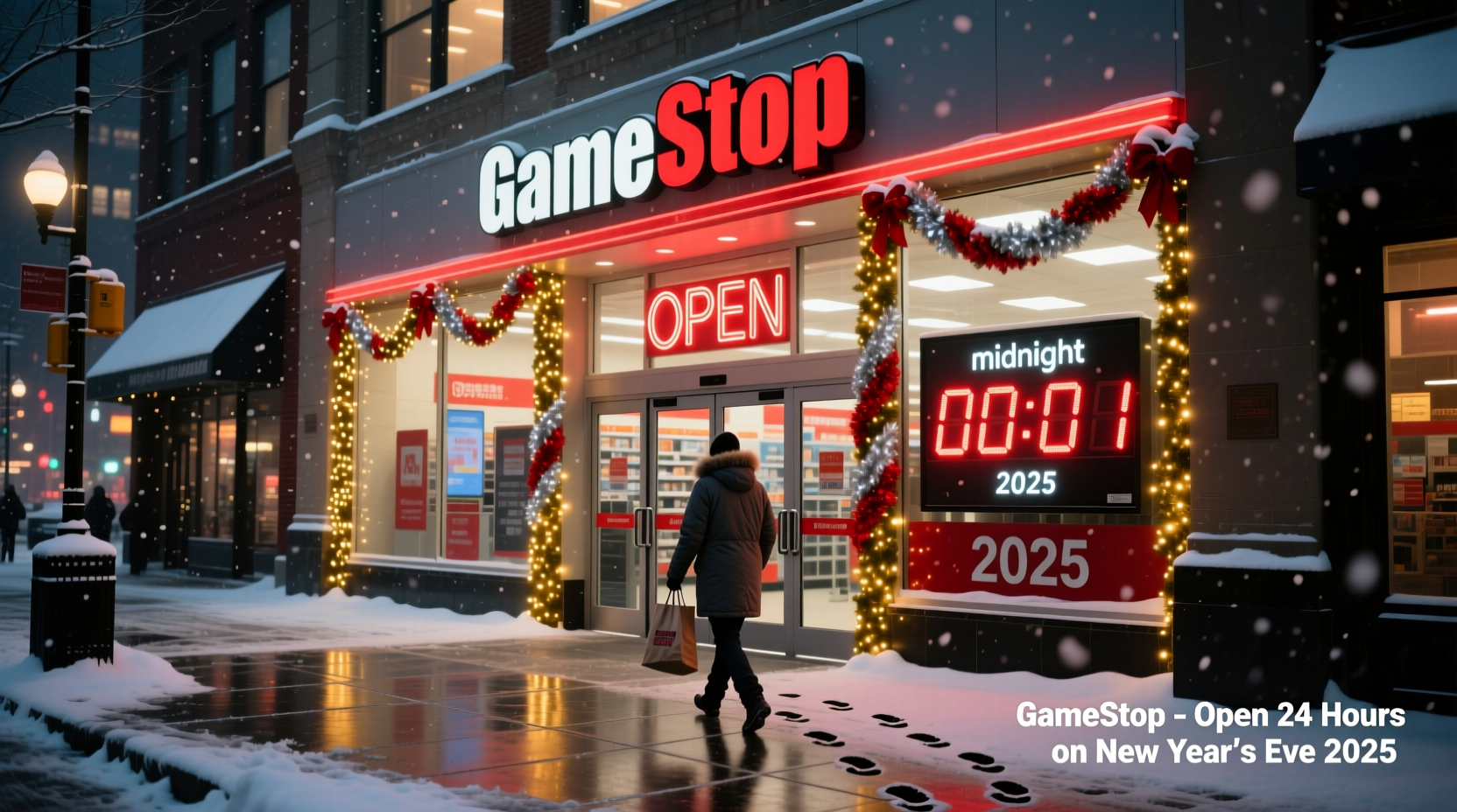 is gamestop open on new year eve
