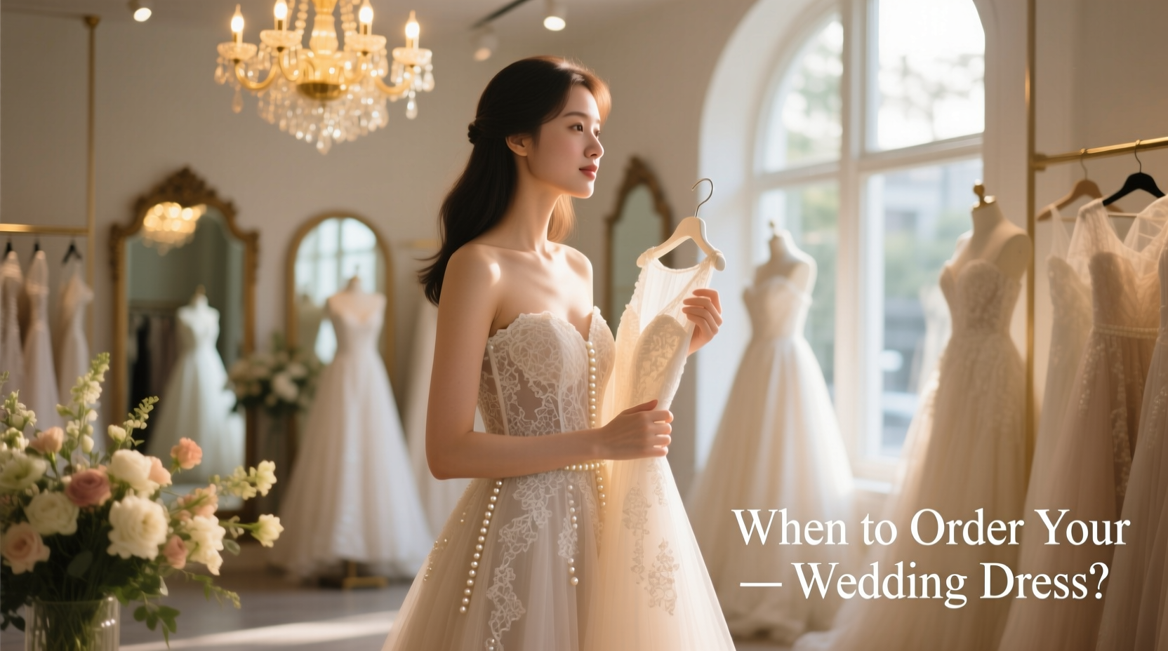 when to order wedding dress