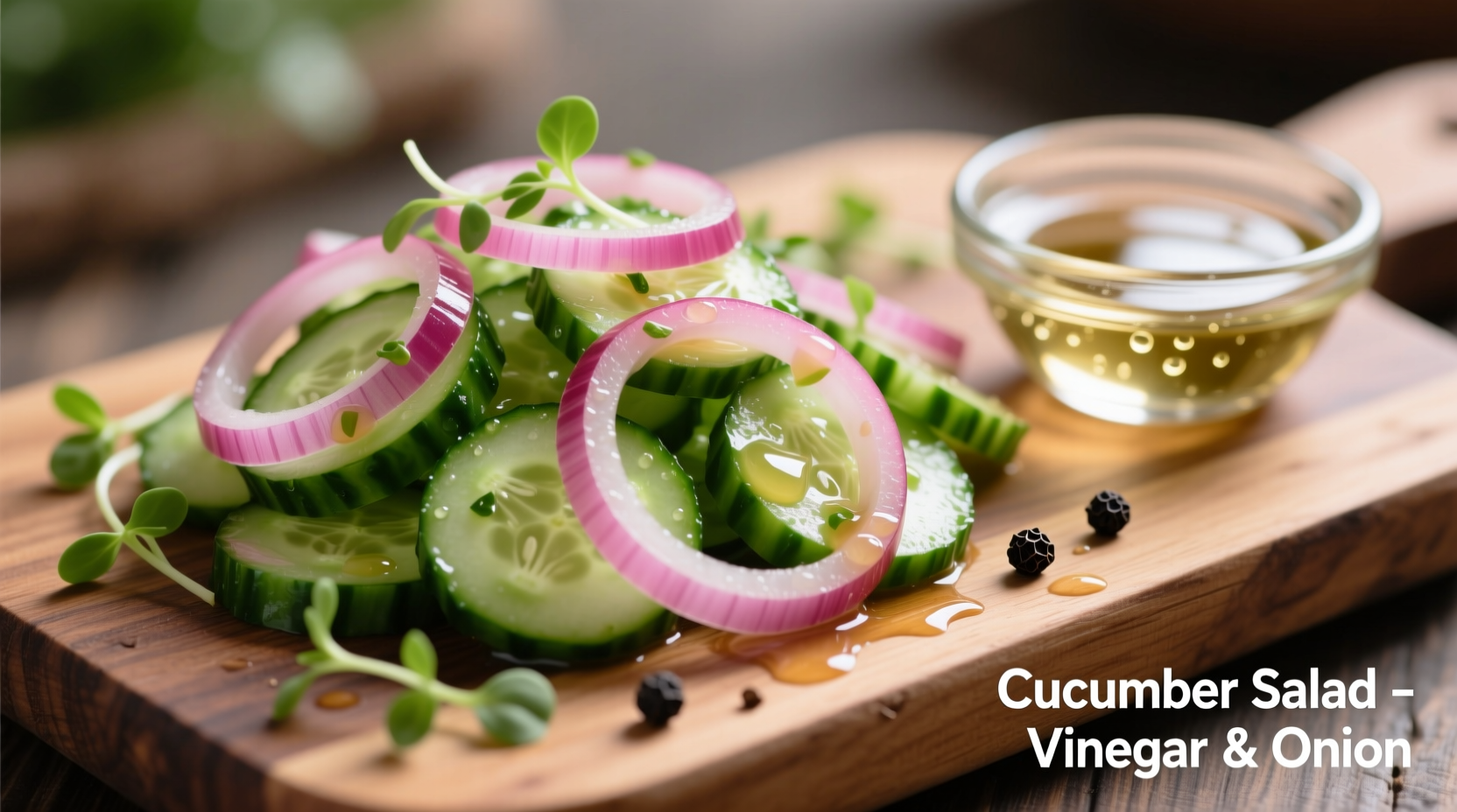 cucumber salad onion vinegar