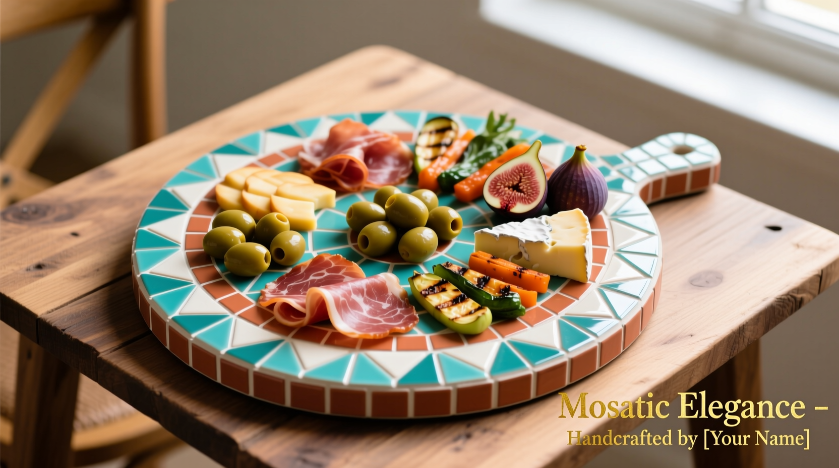 creative ways to use a mosaic cutting board for stylish serving and presentation