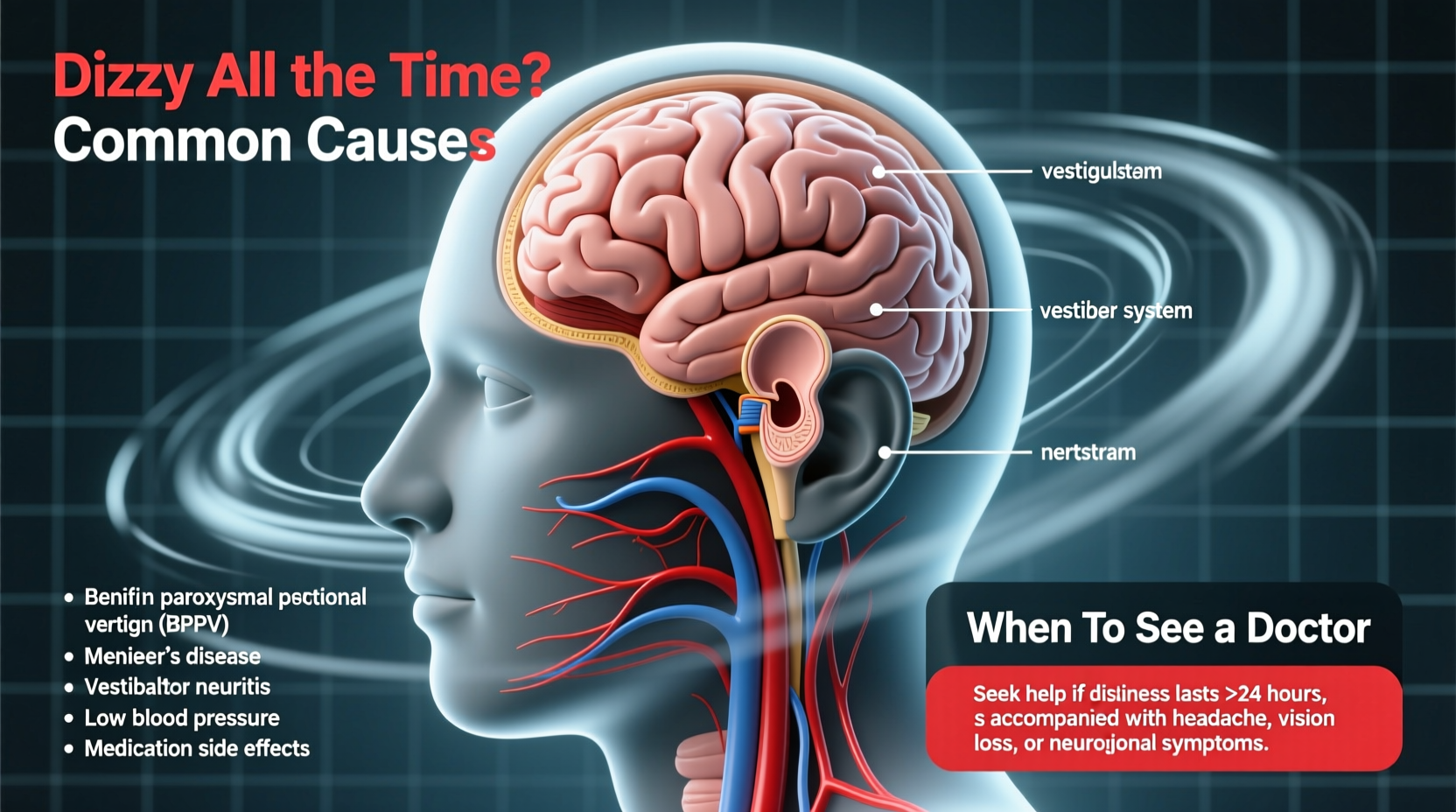 dizzy all the time common causes when to see a doctor