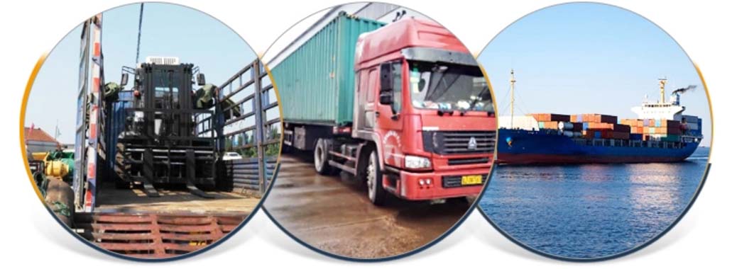 Hot-selling cross-country forklift to lifting 3-6 meters high on the outdoor muddy road and construction site