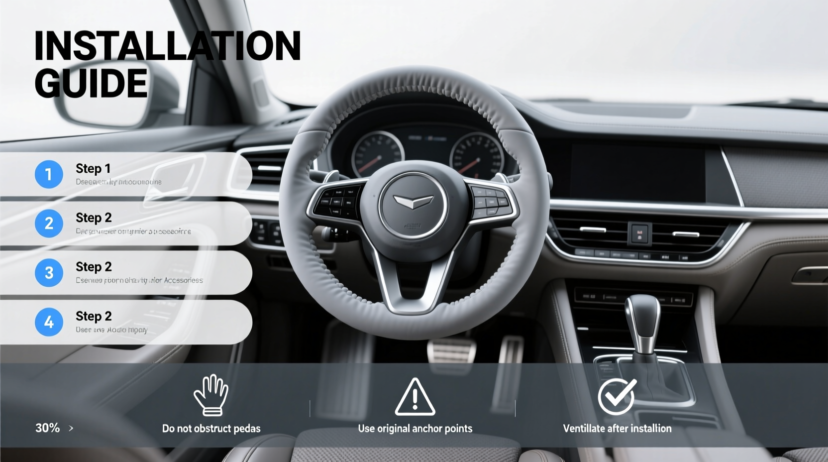 17 inch steering wheel covers