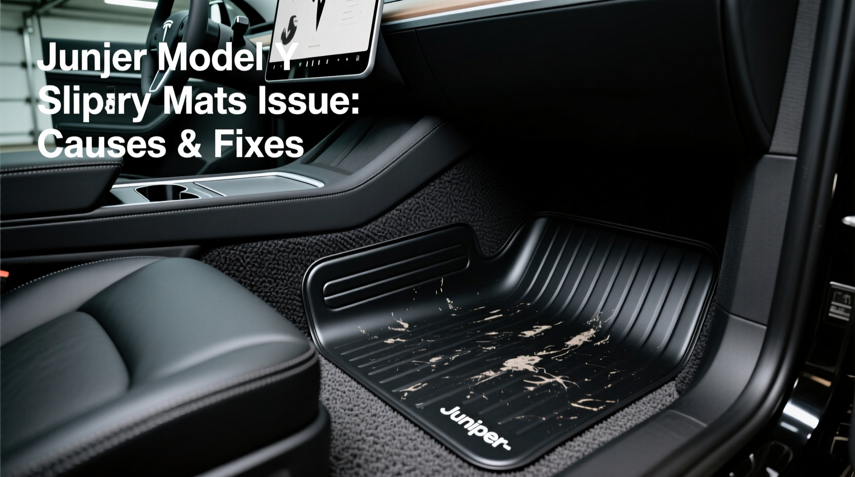juniper model y slippery mats issue