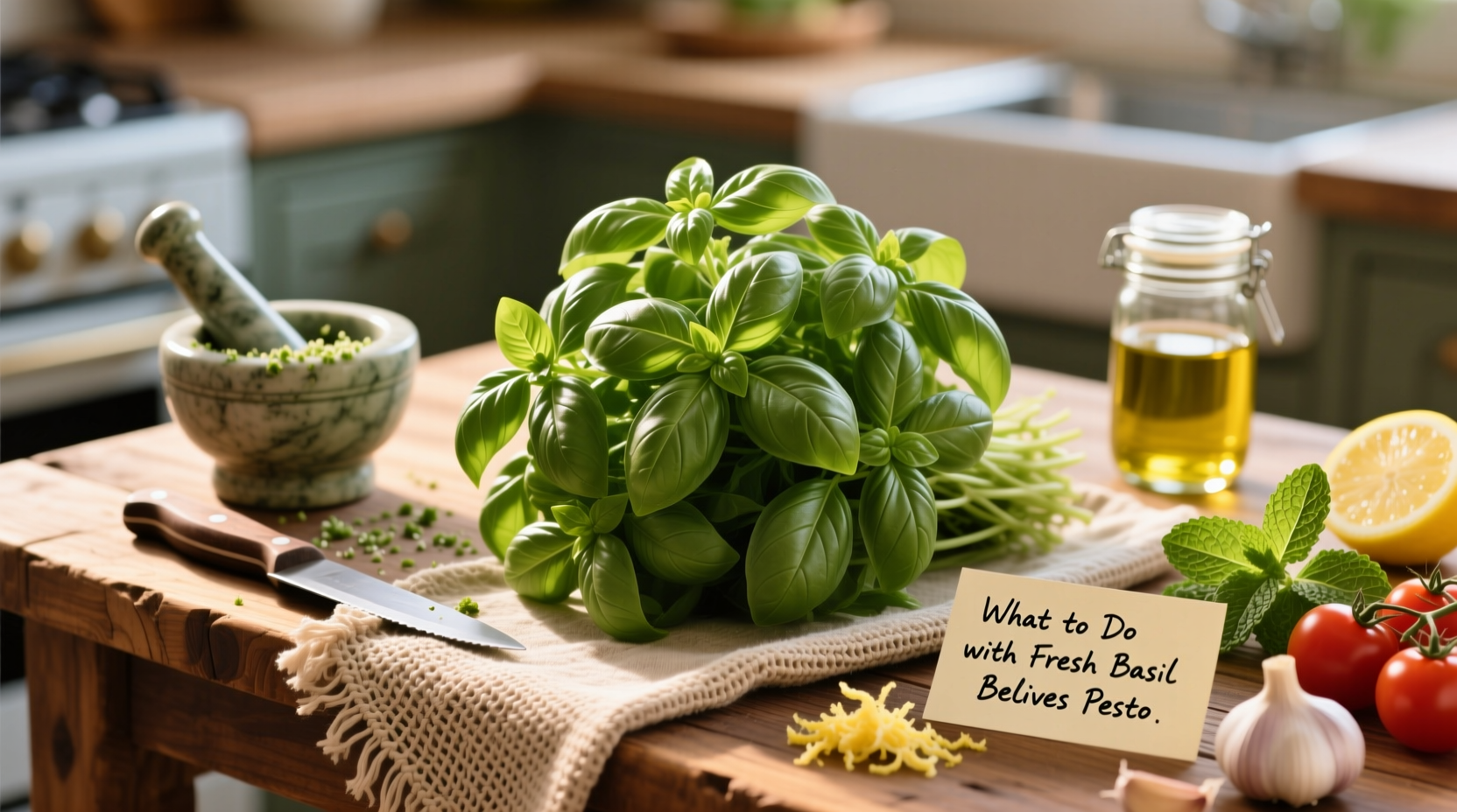What to Do with Fresh Basil Besides Pesto