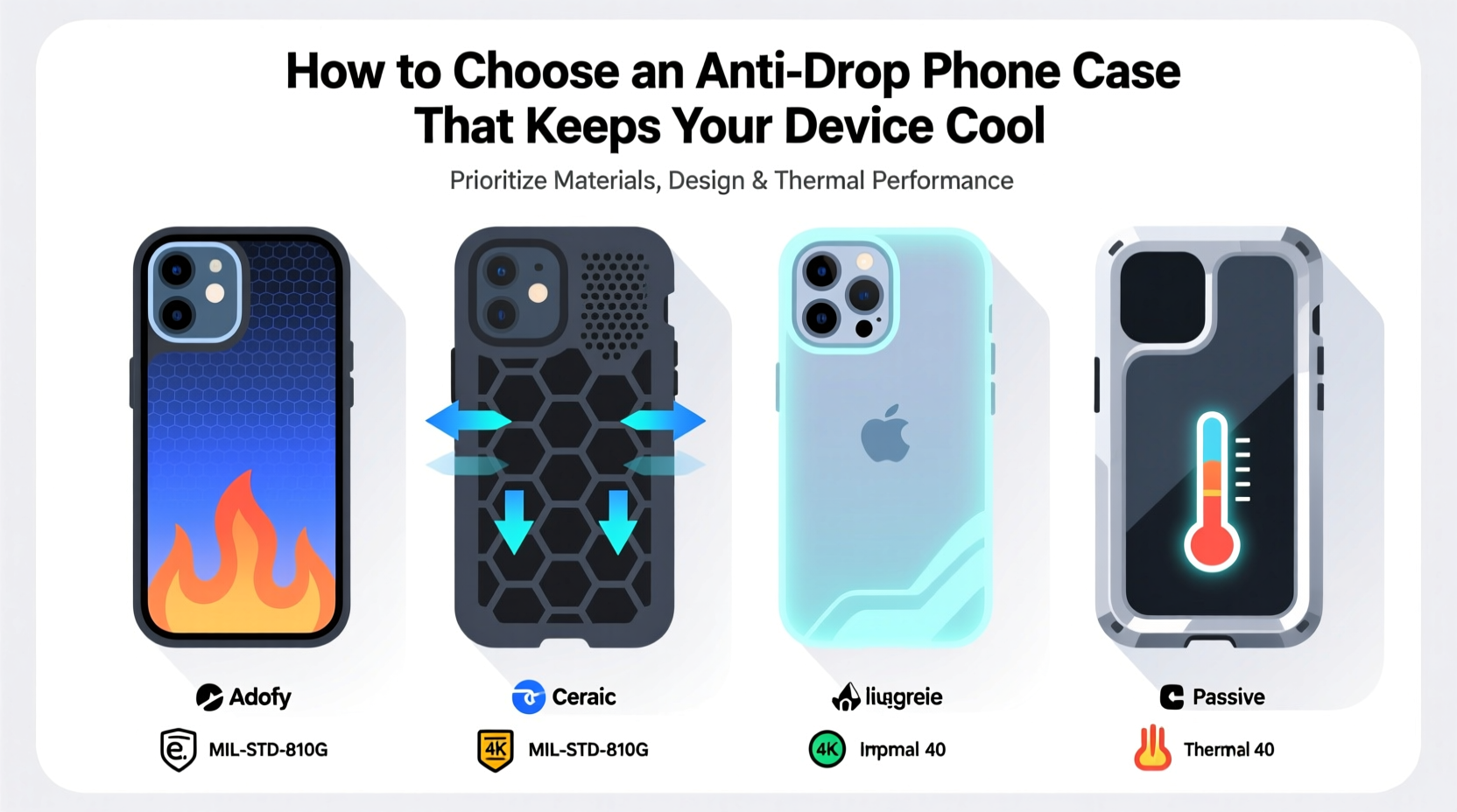 how to choose an anti drop phone case that also keeps your device cool
