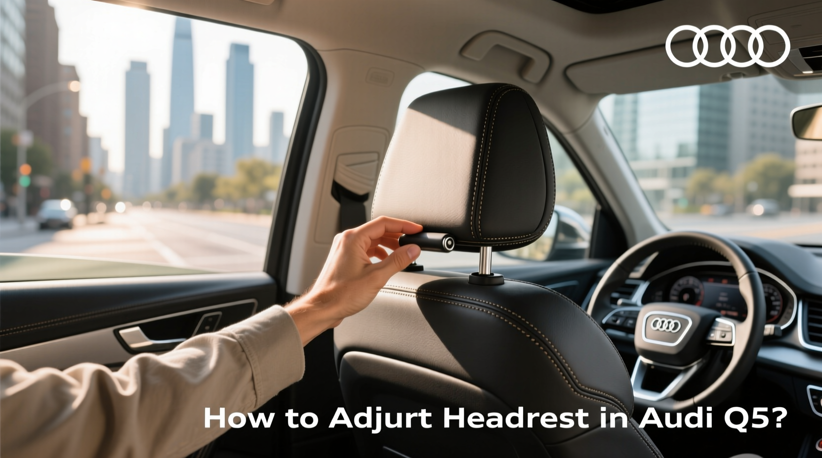How to choose audi q5 headrest,How to adjust headrest in Audi Q5?