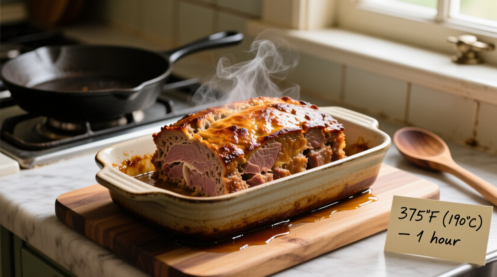 what temperature to cook meatloaf