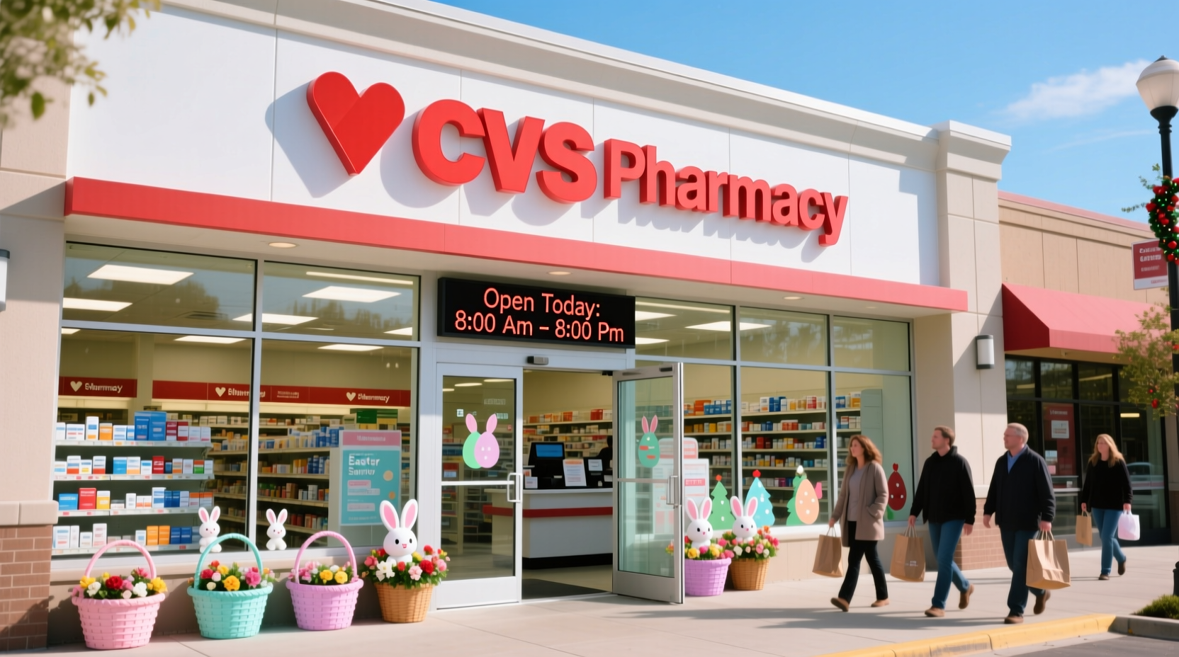 is cvs pharmacy open on easter sunday