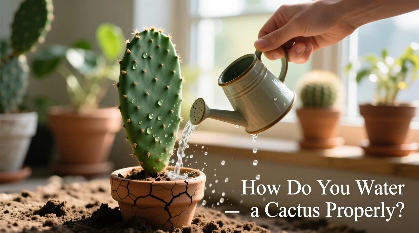 how do you water a cactus