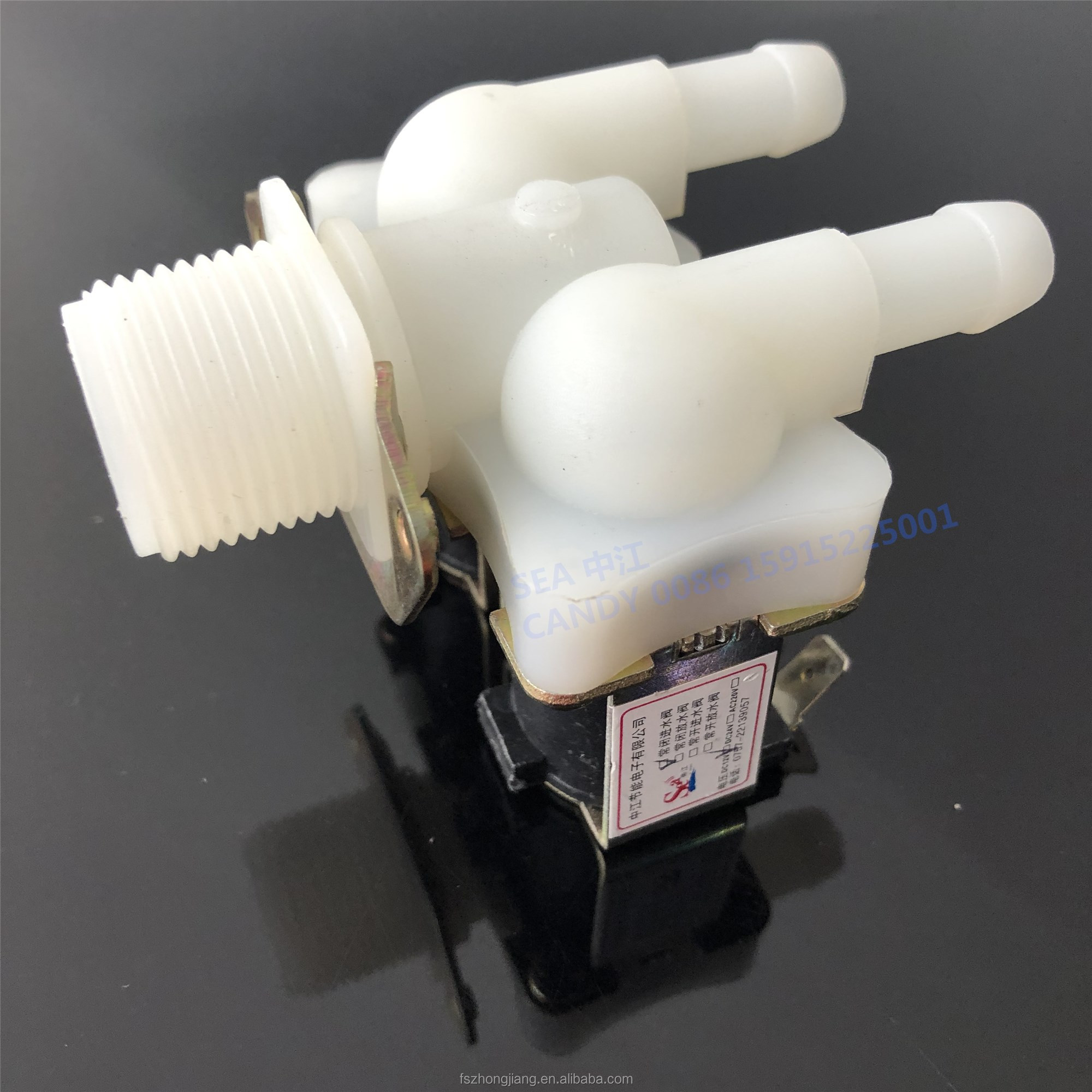 sea yfpsj-01进水阀洗衣机阀门双进水阀高性能阀门3/4 dc12v ac220v