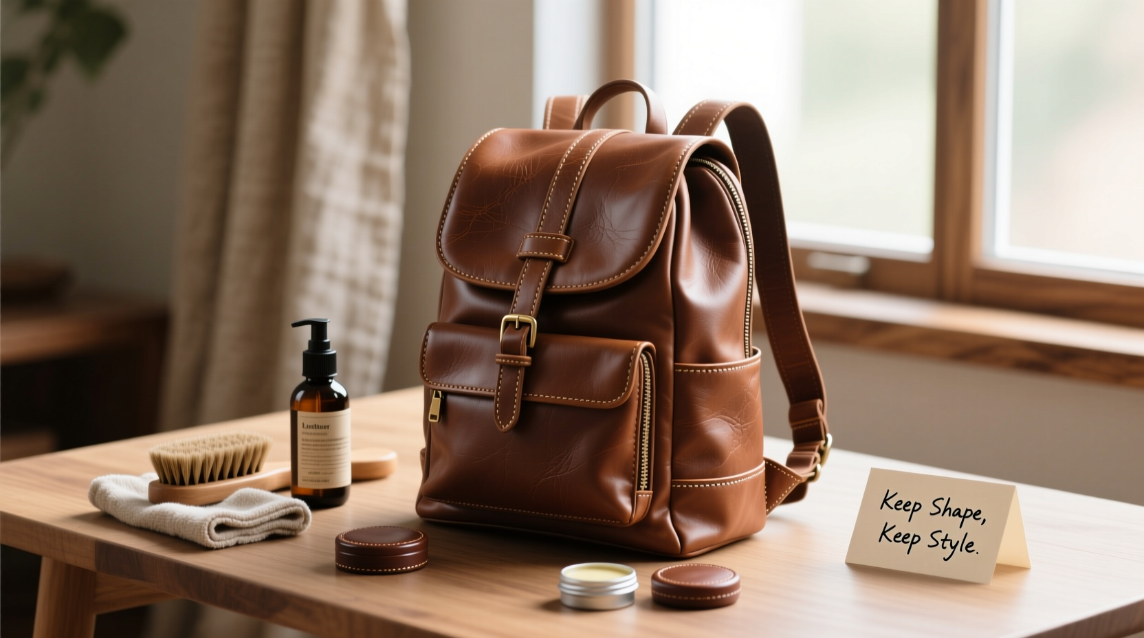 essential tips to preserve and maintain the shape of your soft leather backpack