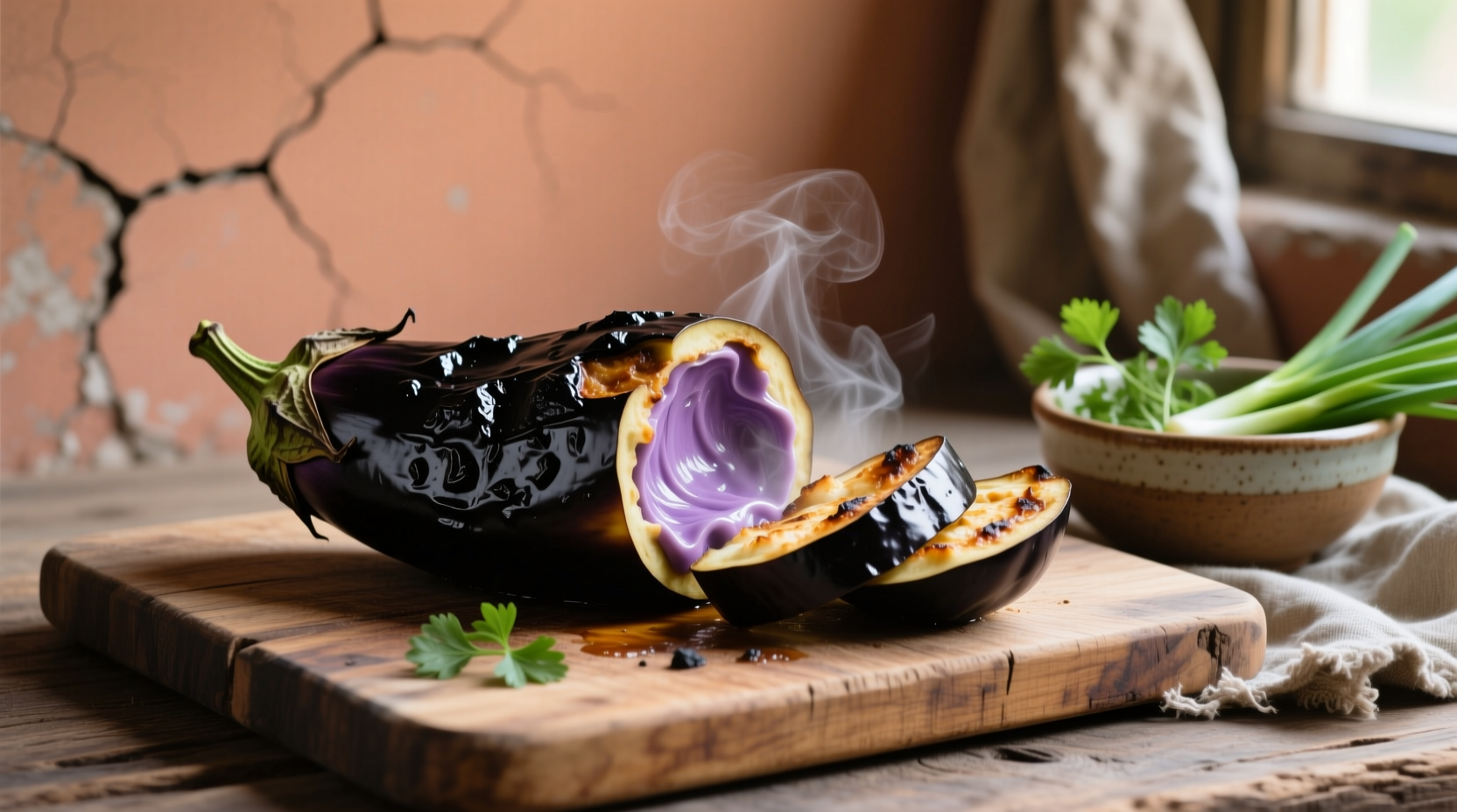 roasted eggplant