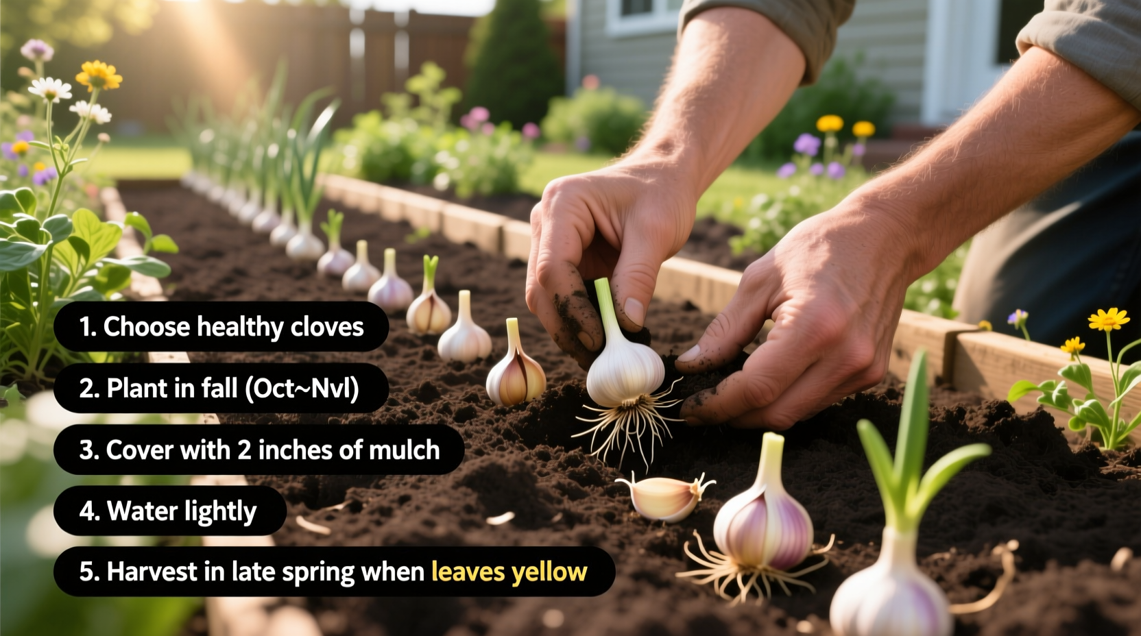 How to Grow Garlic: Complete Step-by-Step Guide