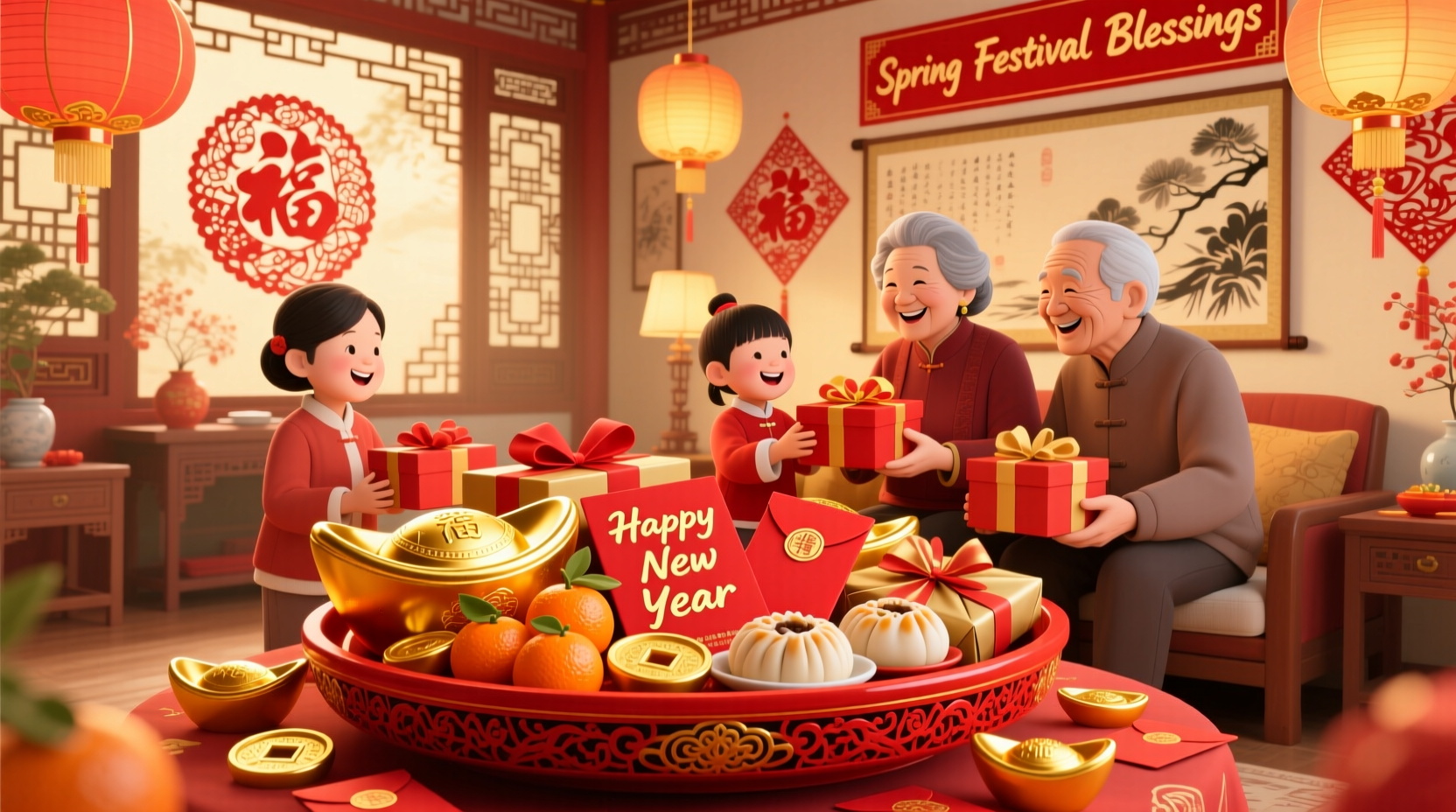 what gifts do they give on chinese new year