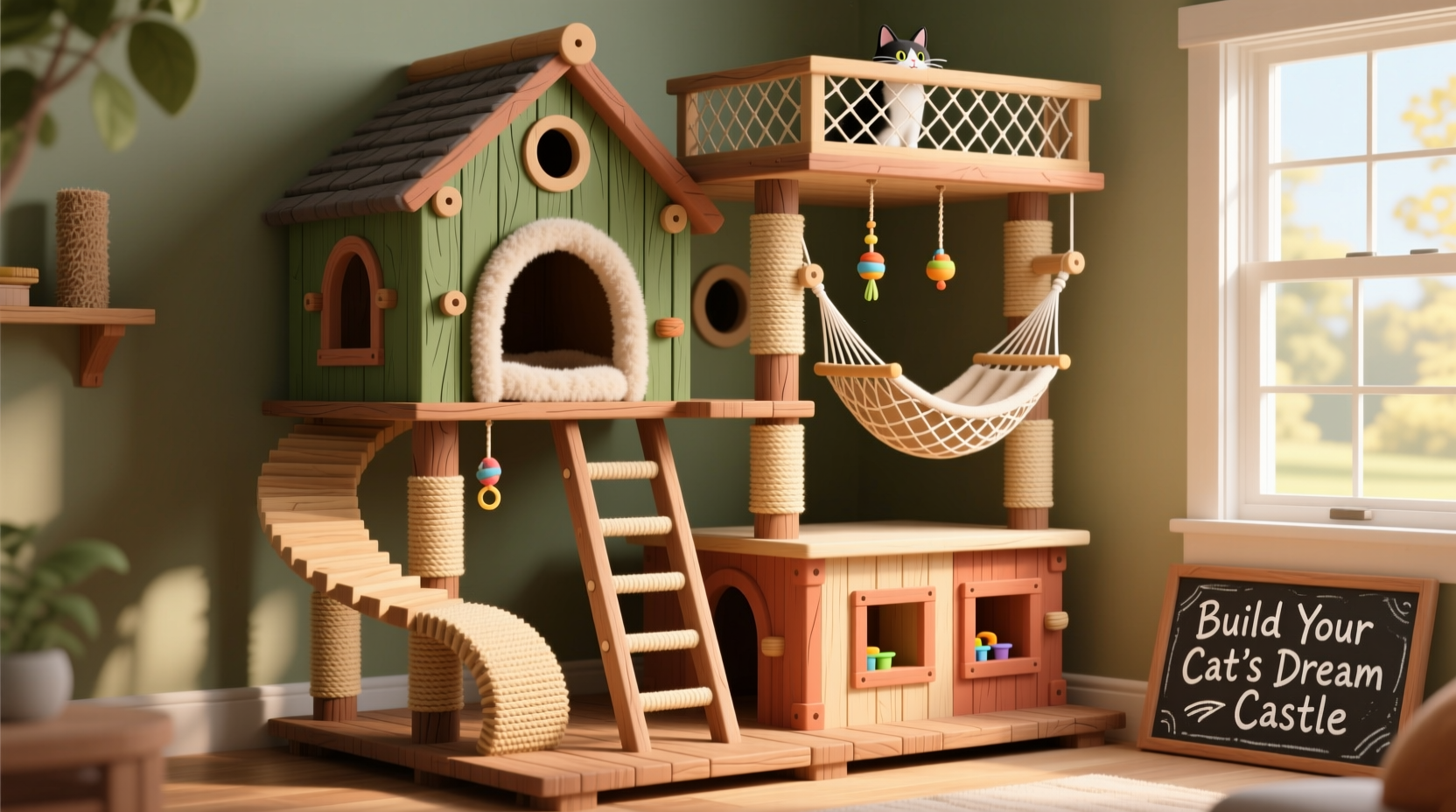creative guide to building custom cat tree houses step by step tips for a perfect feline playground