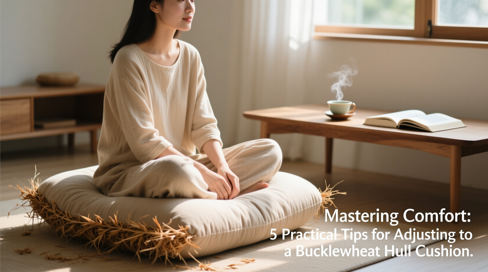 mastering comfort practical tips for adjusting to sitting on a buckwheat shell cushion