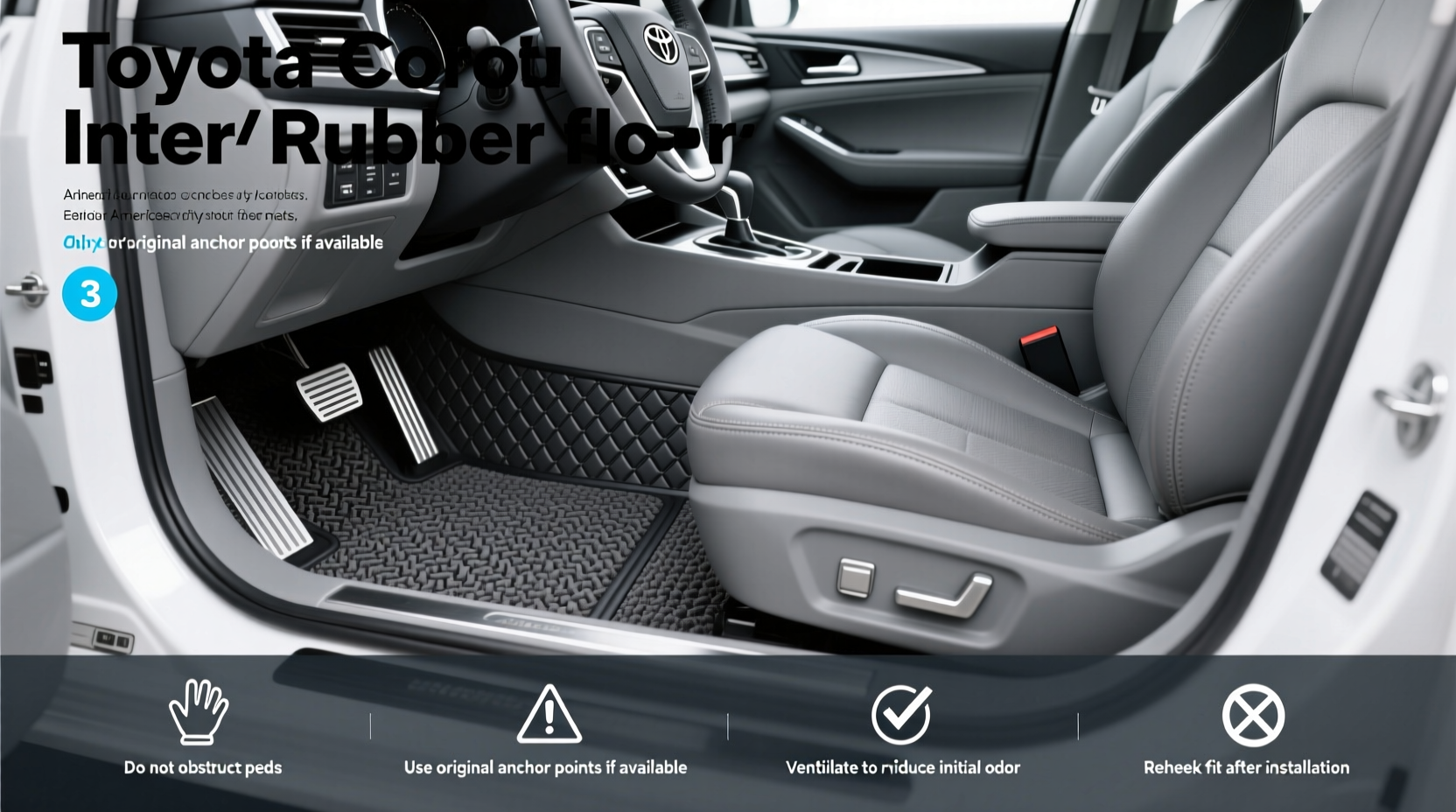 Toyota Corolla Rubber Floor Mats Buying Guide