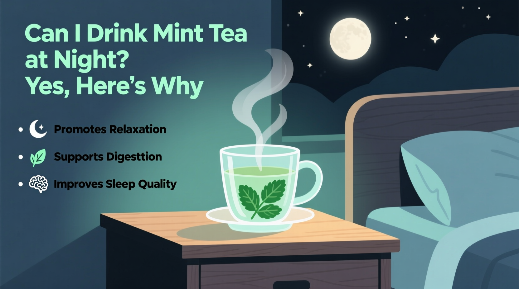 Can I Drink Mint Tea at Night? Yes, Here's Why