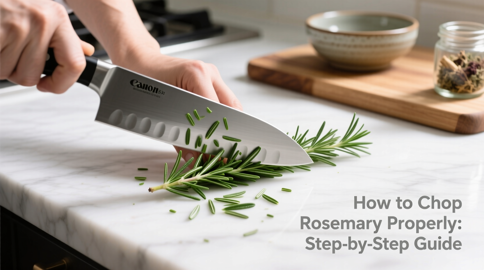 how do you chop rosemary