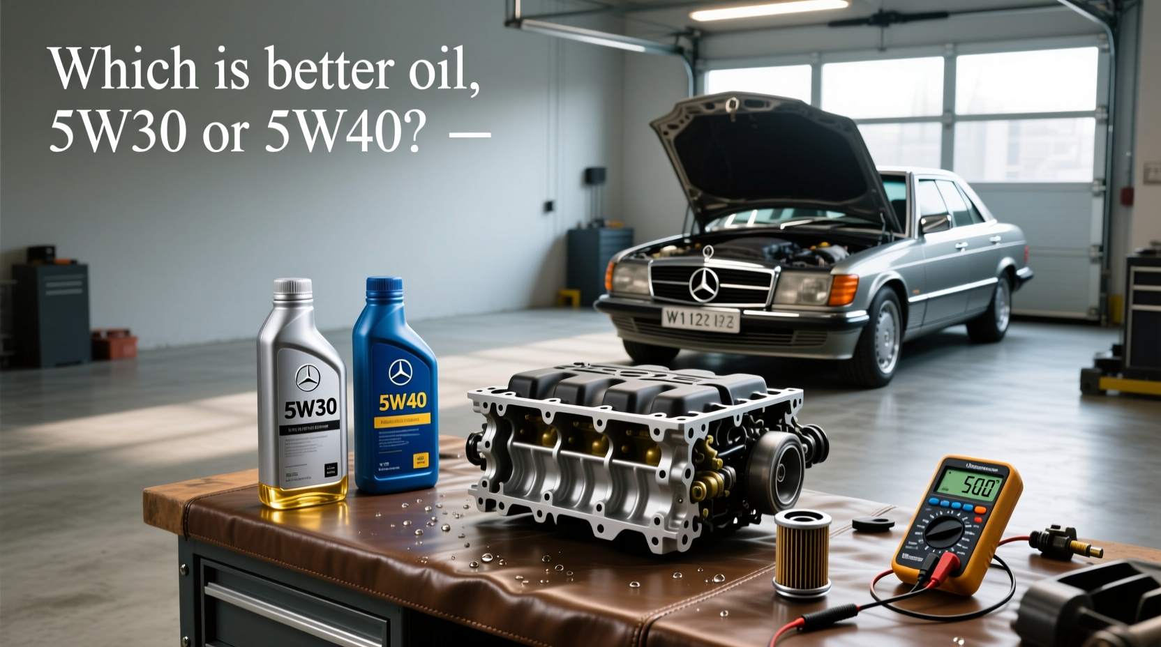 How to Choose Mercedes Benz Motor Oil, Which Is Better: 5W30 or 5W40?