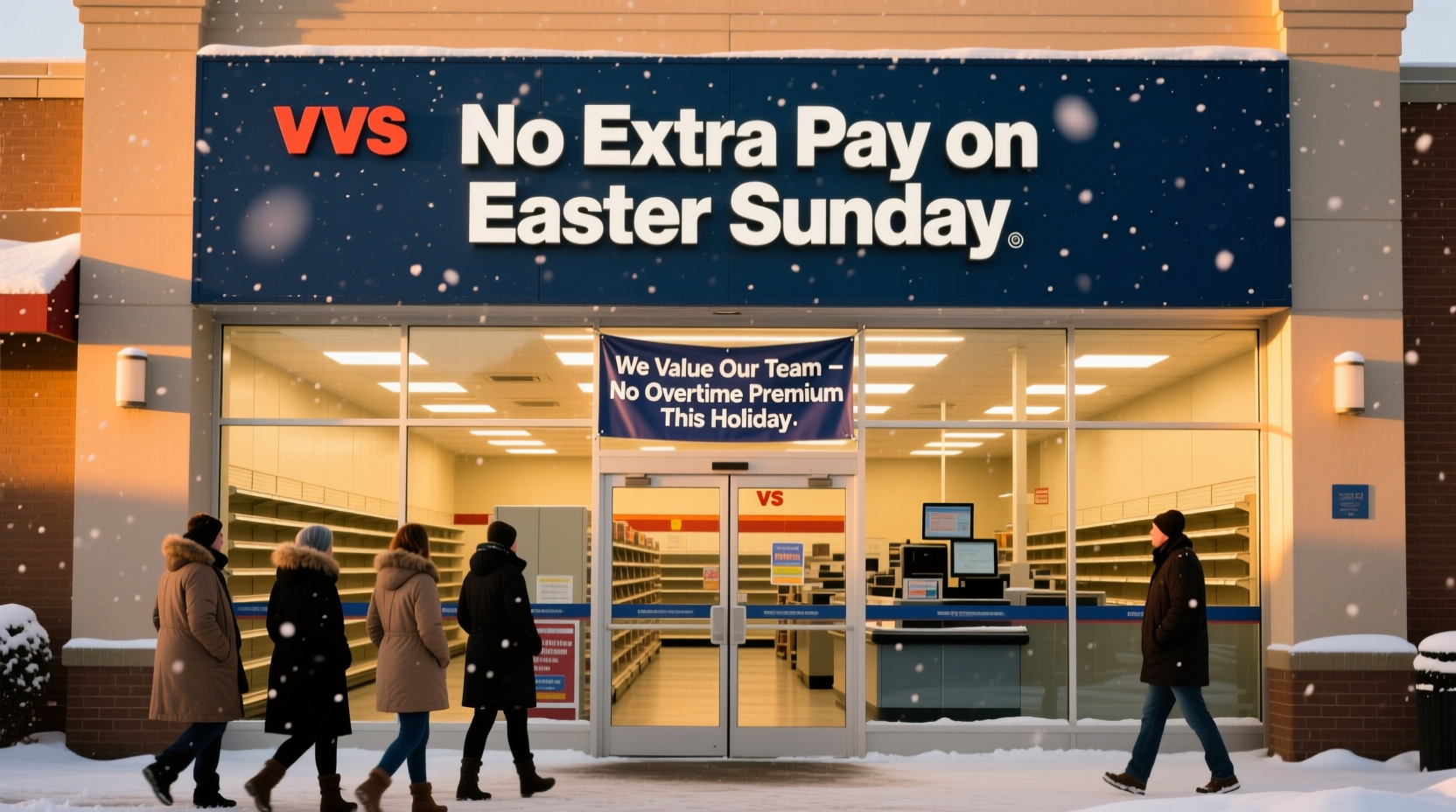 does cvs pay extra on easter
