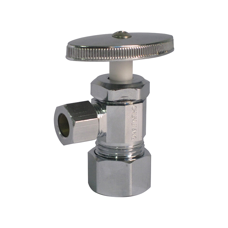 straight type chrome plated right bathroom angle valve brass for market
