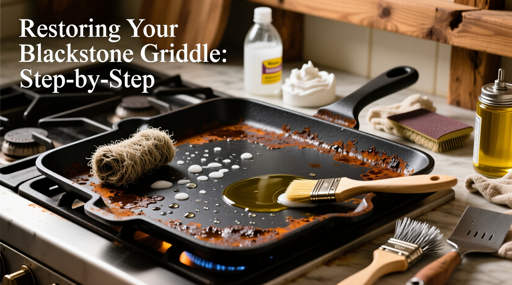 effective methods to clean and restore a rusty blackstone griddle for long lasting use