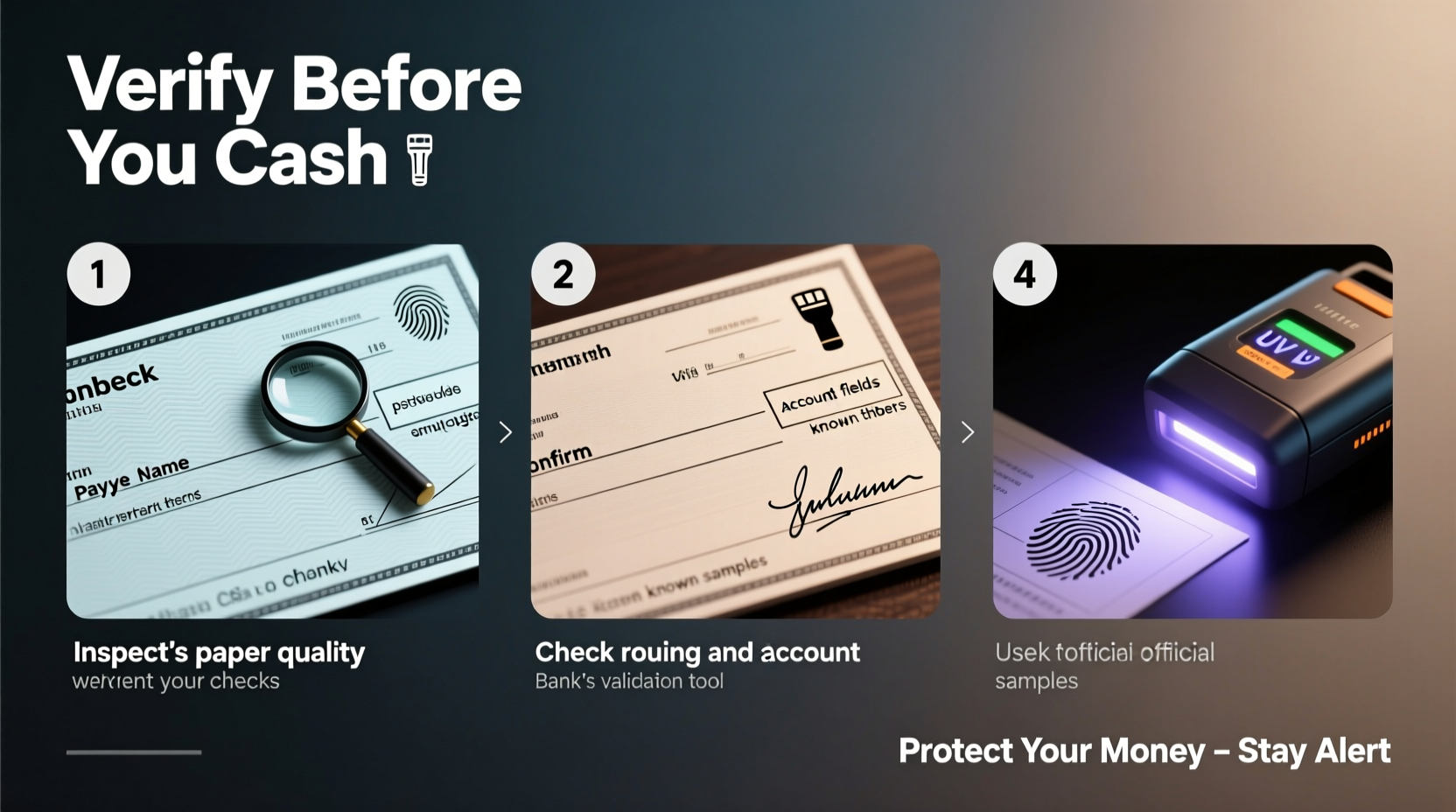 how to verify a checks authenticity practical steps to avoid fraud and protect your money
