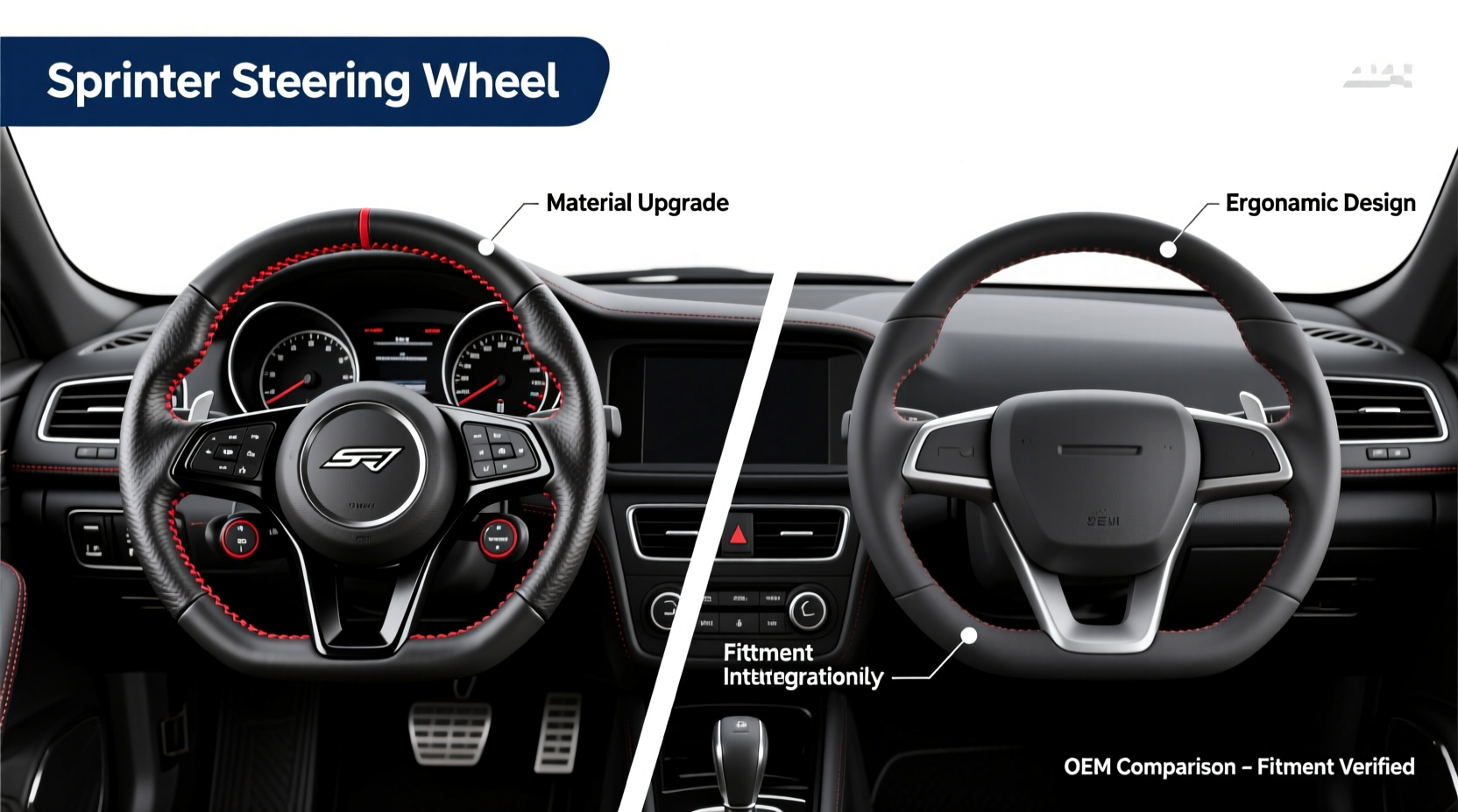sprinter steering wheel vs oem