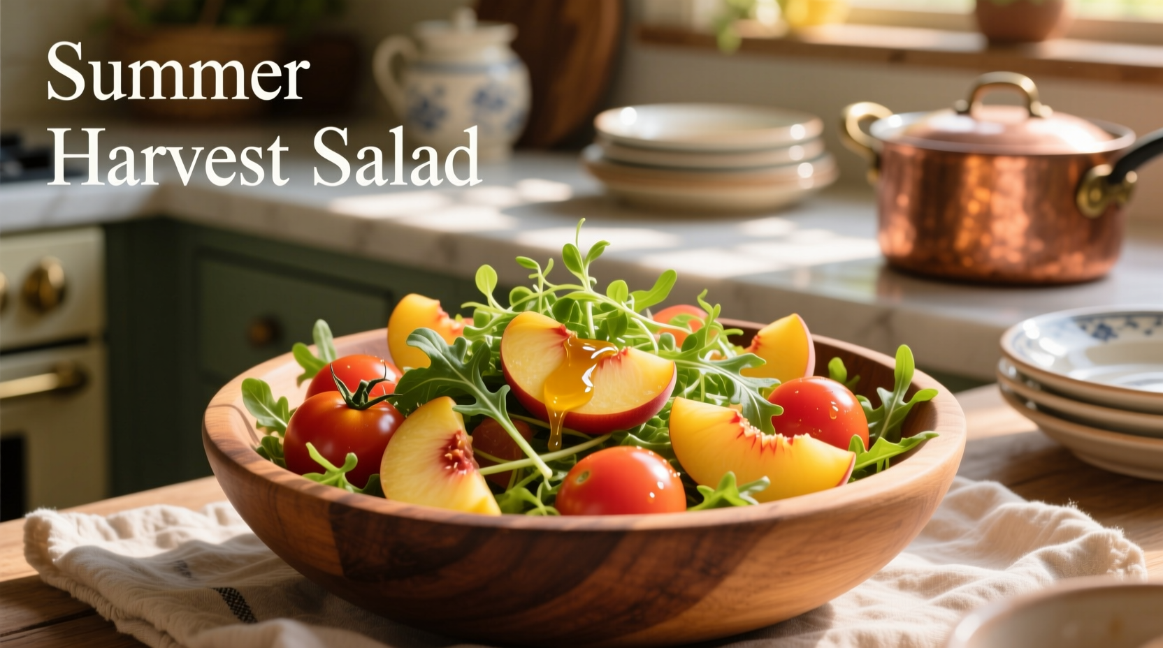 Perfect Tomato Peach Salad Recipe for Summer
