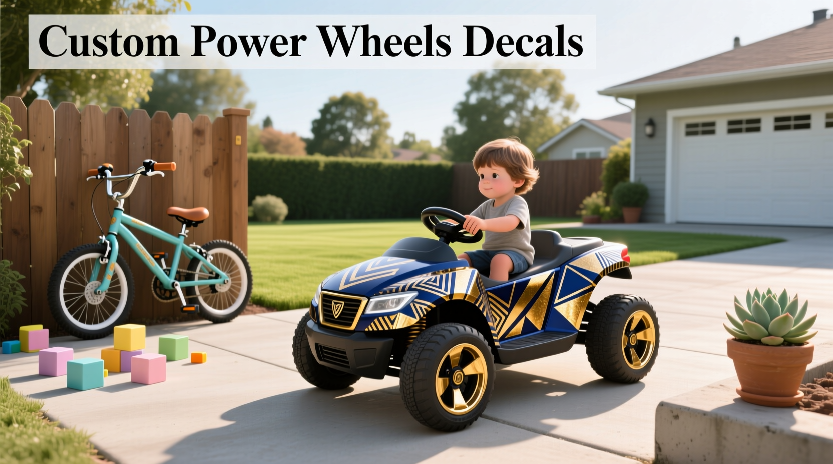 How to Choose & Apply Custom Power Wheels Decals