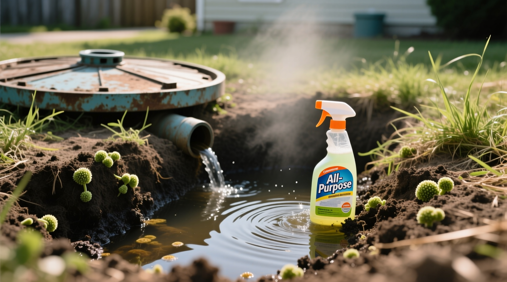 do cleaning products harm septic systems
