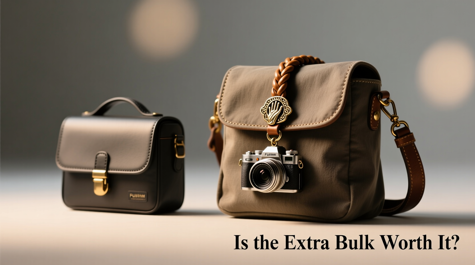 camera bag ornament vs regular bag is the extra bulk worth it