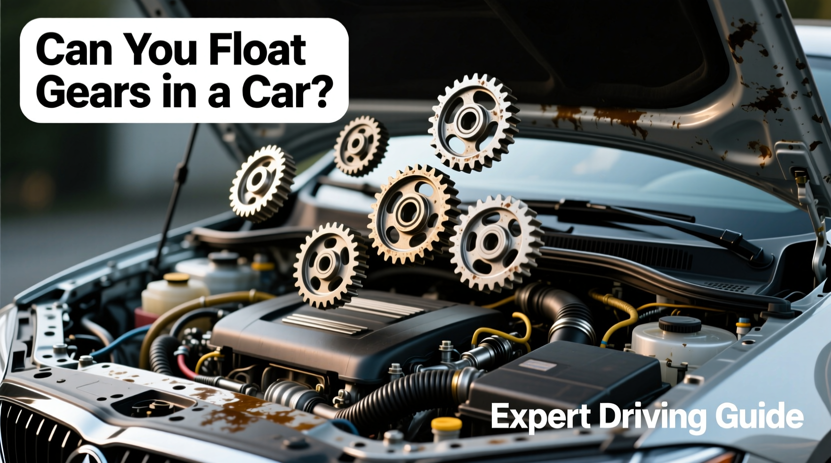 can you float gears in a car