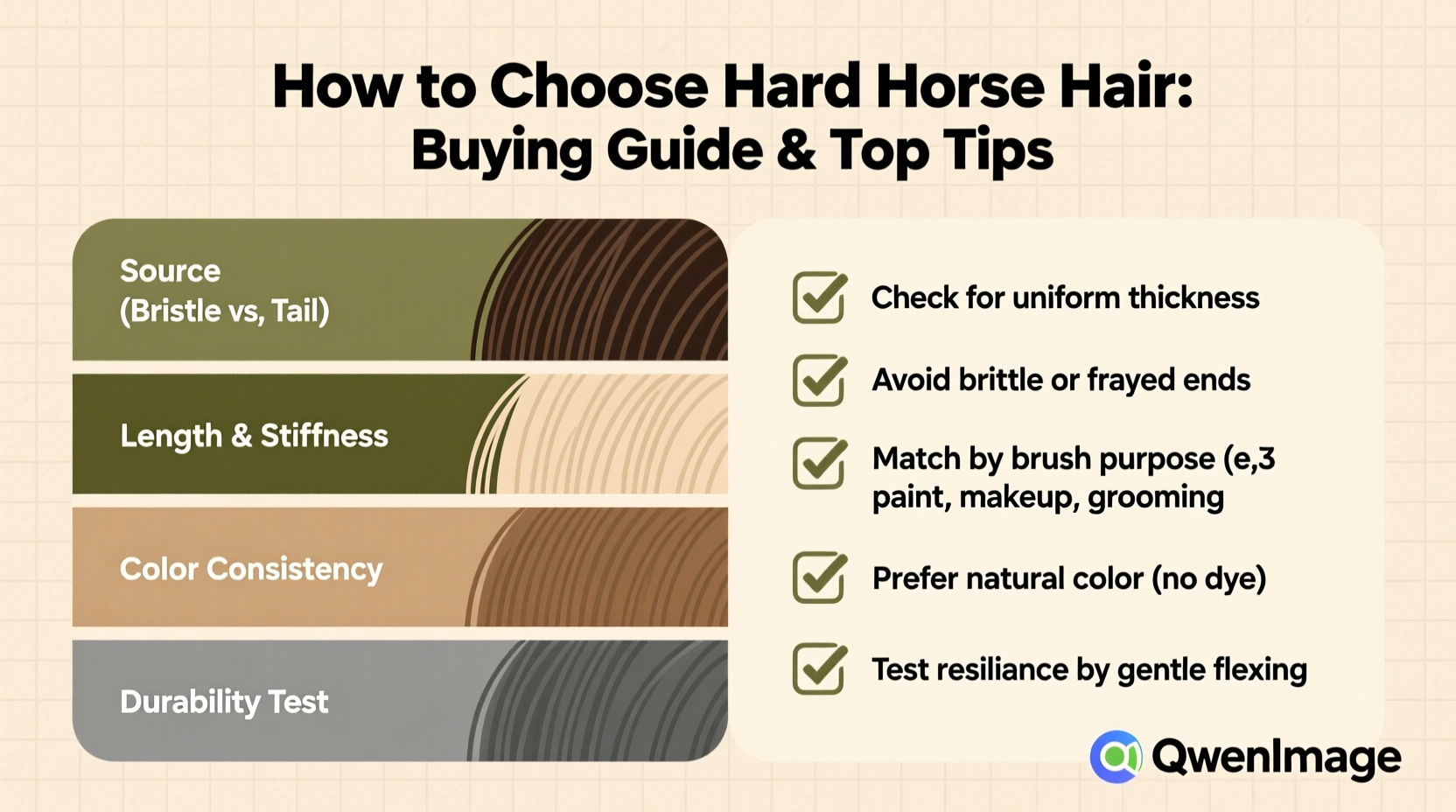 hard horse hair
