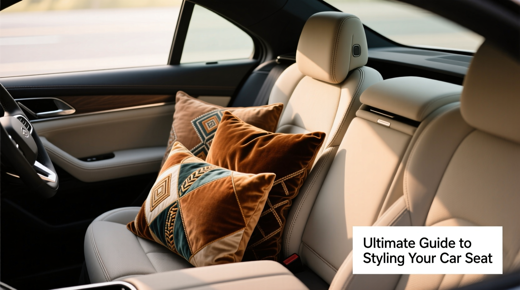 ultimate guide to styling your car seat with decorative pillows for comfort and flair