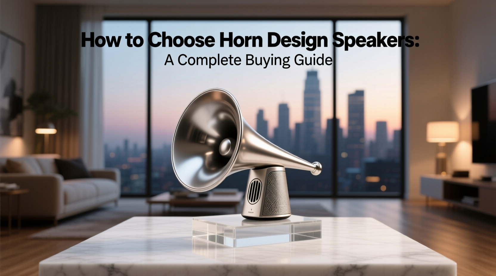 horn design speakers