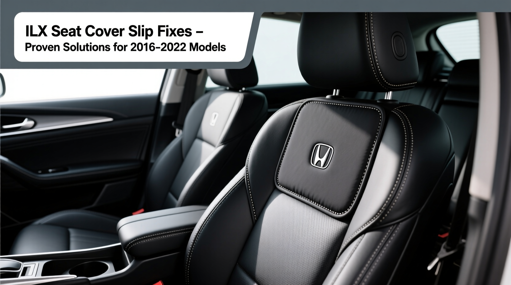 ilx seat cover slip fixes