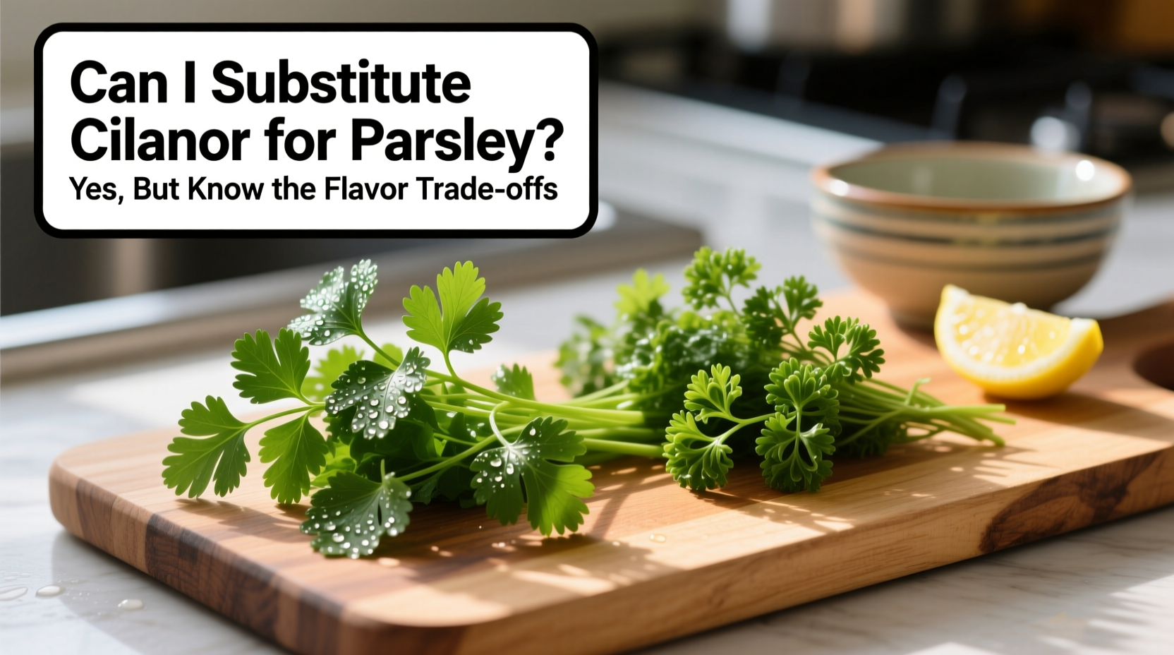 Can I Substitute Cilantro for Parsley? Yes, But Know the Flavor Trade-offs