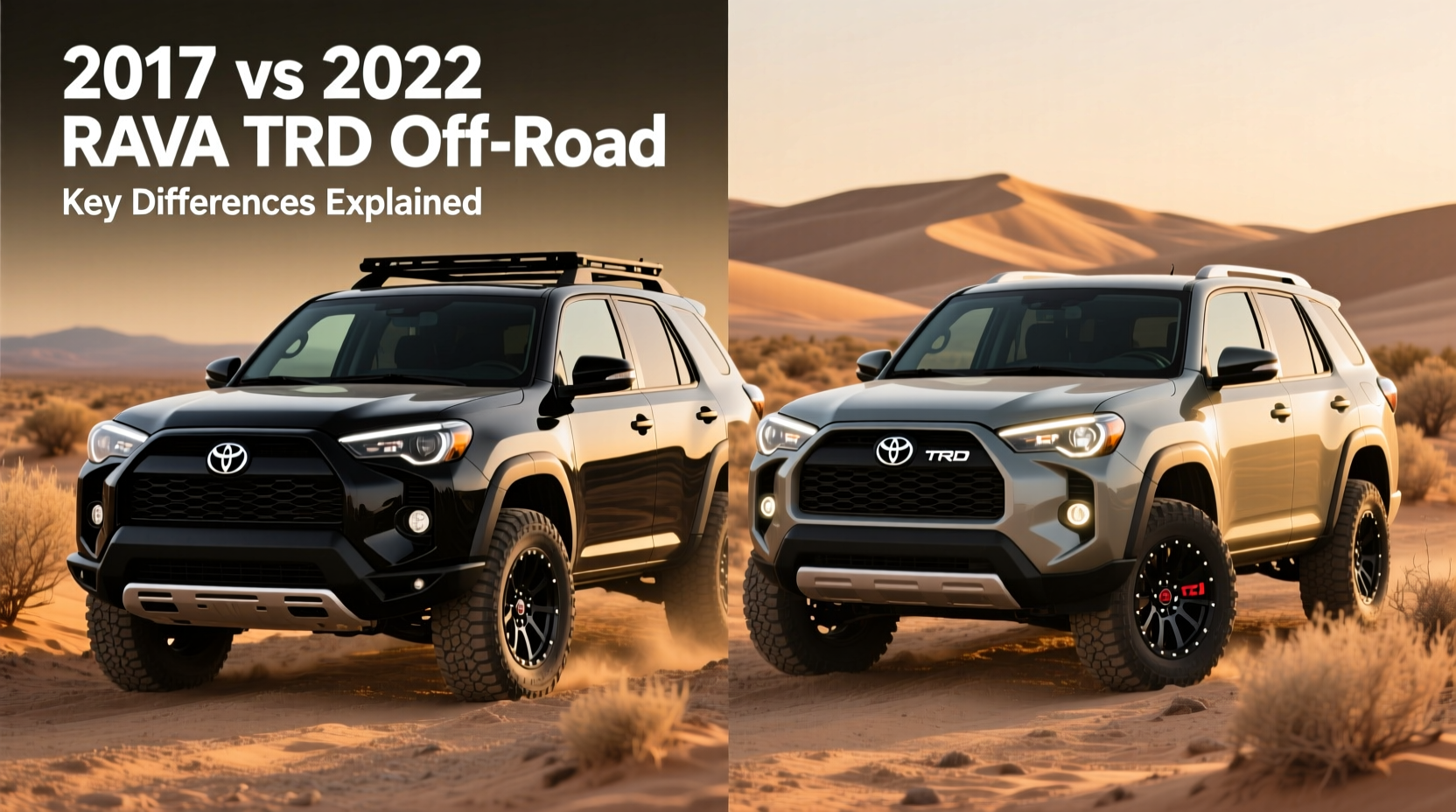 rav4 2017 vs 2018 trd