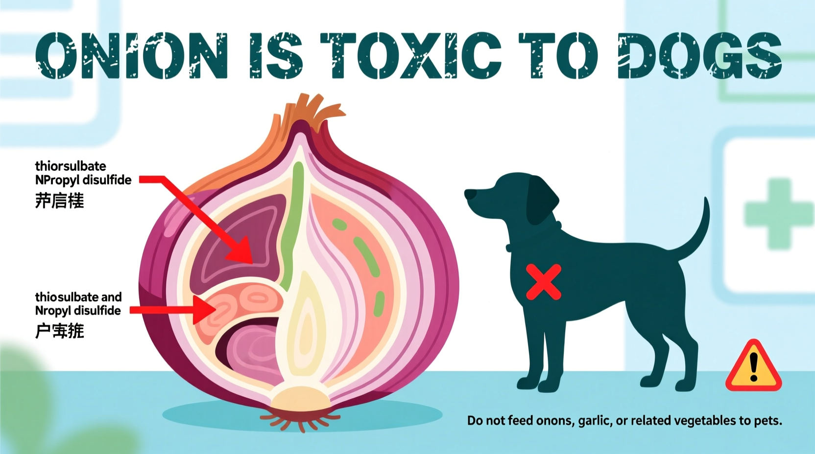 onion bad for dogs